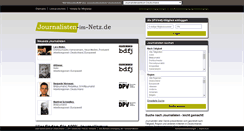 Desktop Screenshot of journalisten-im-netz.de